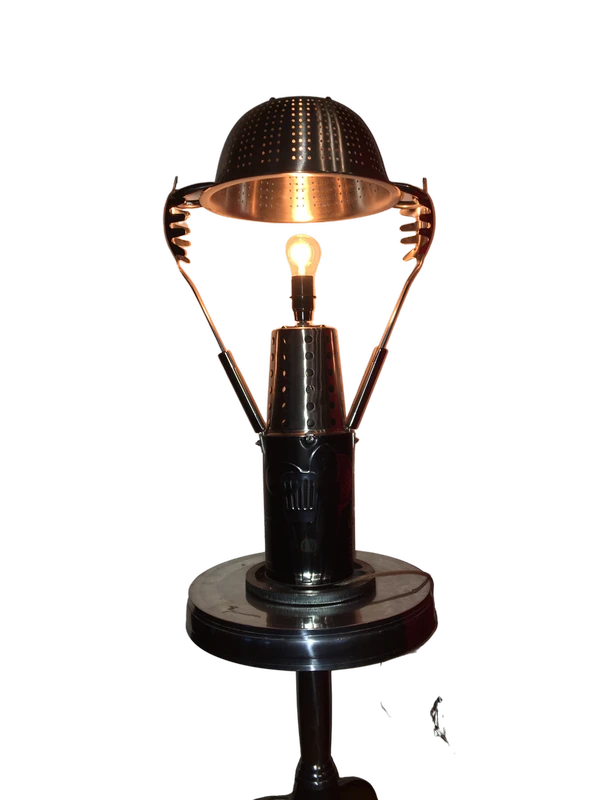 Lampe de cuisine - Assemblage d'ustensiles de cuisine - H 50 cm - L30