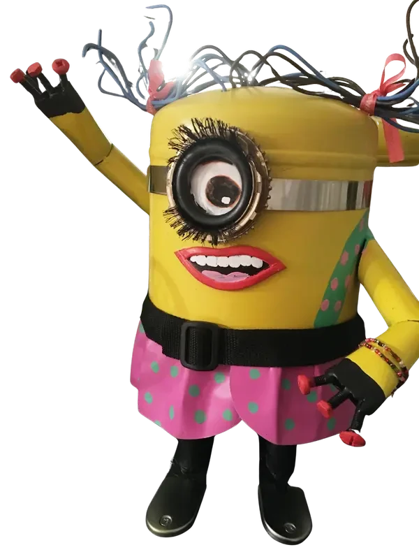 La pétasse La pétasse - Realisé avec bouteille camping gaz, tubes et accessoires de porte