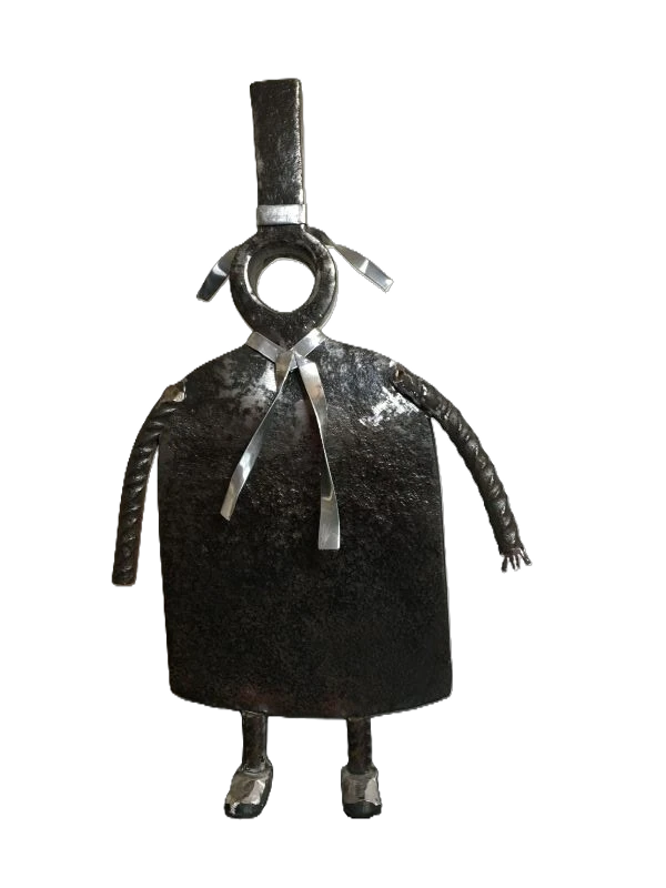 Biguoudine -Réalisé avec une pelle et du fer à béton - H 30 cm